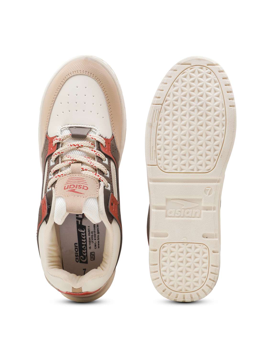 men color block lace up sneaker - 22406540 -  Standard Image - 4