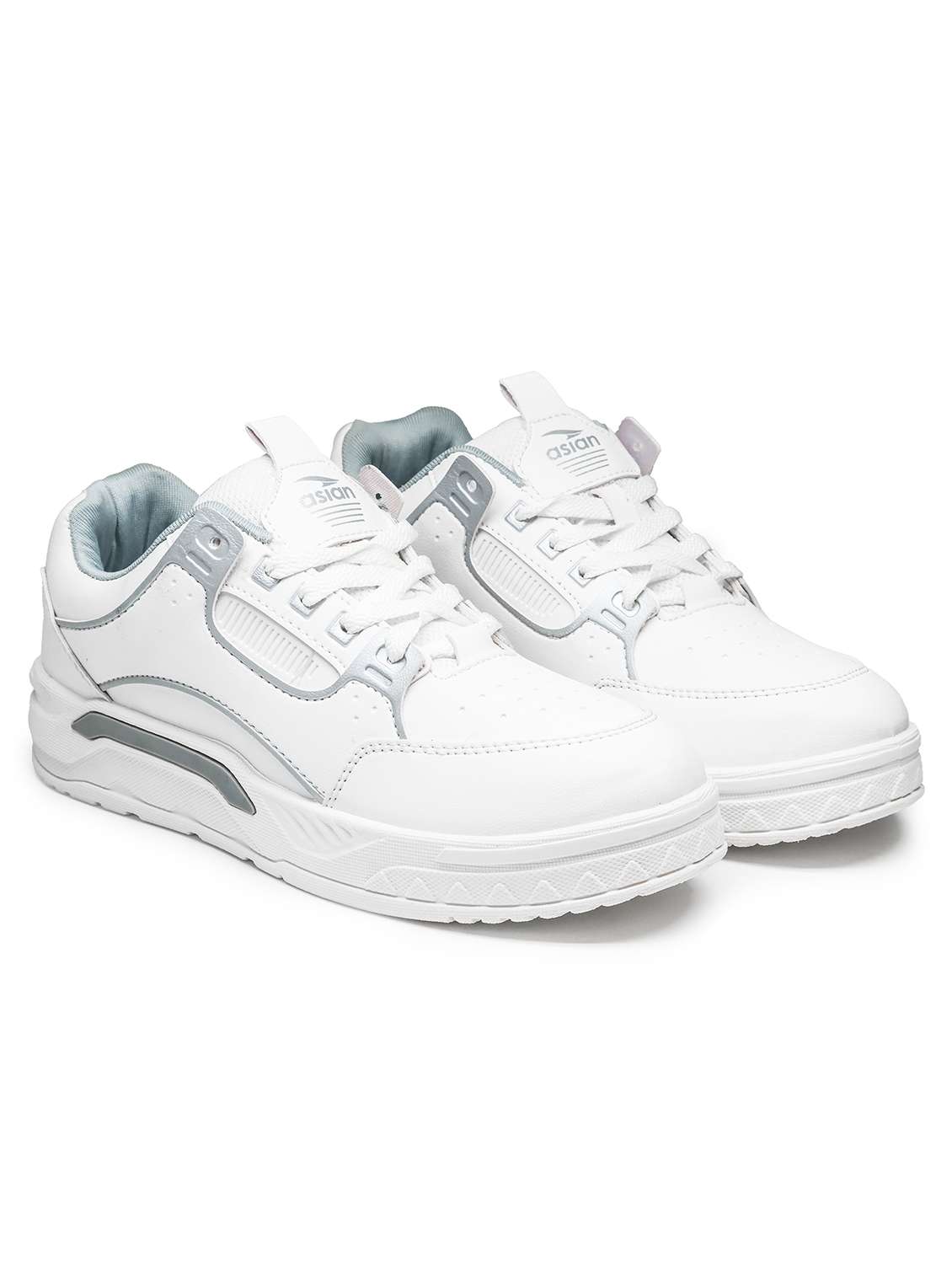 men solid lace up sneaker - 22406542 -  Standard Image - 1