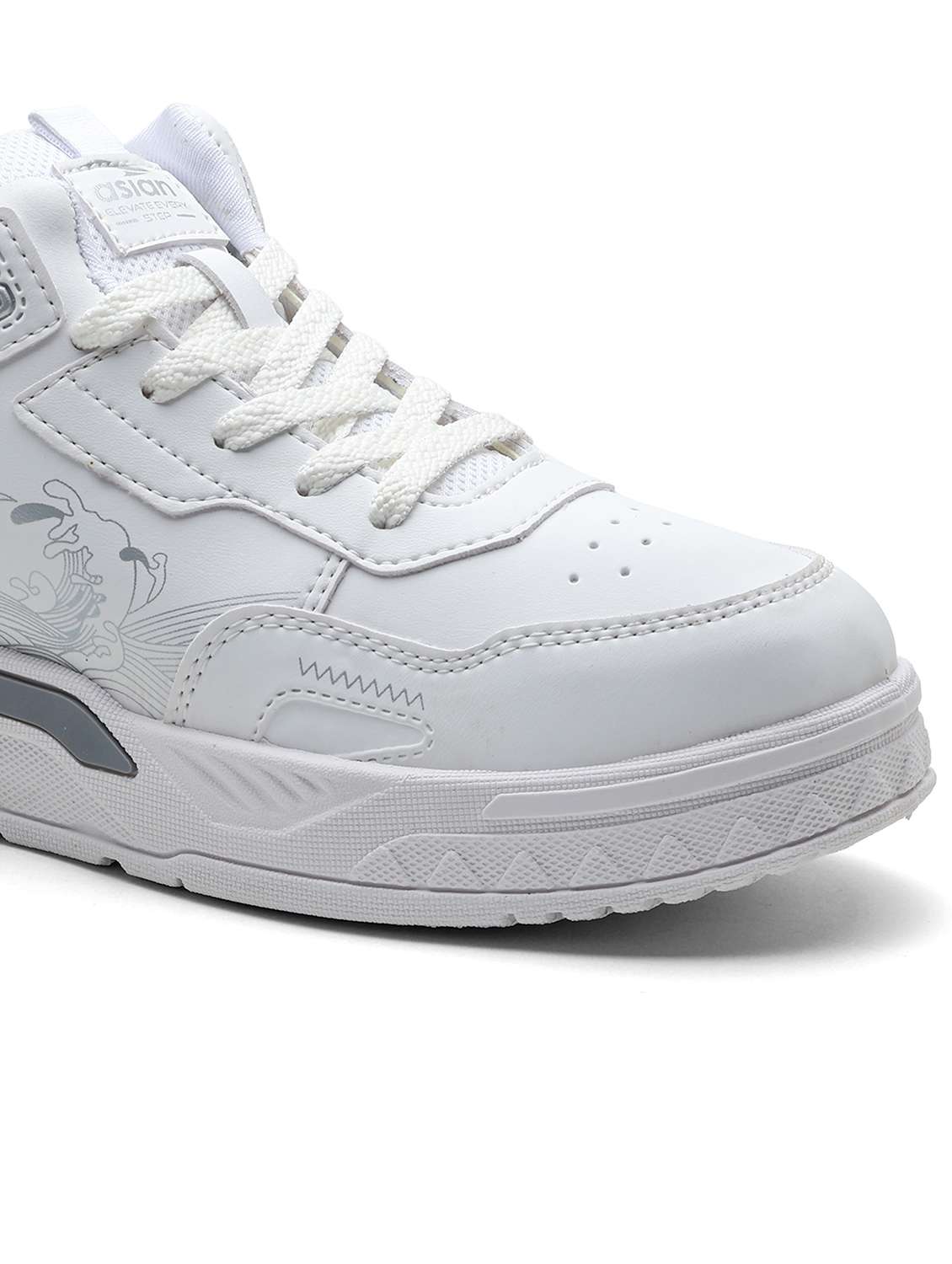 men solid lace up sneaker - 22406547 -  Standard Image - 4