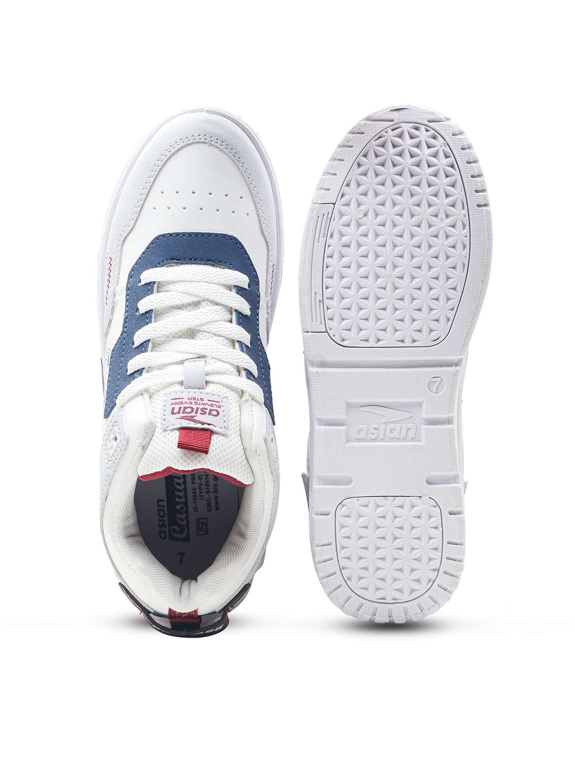 men color block lace up sneaker - 22406548 -  Standard Image - 4