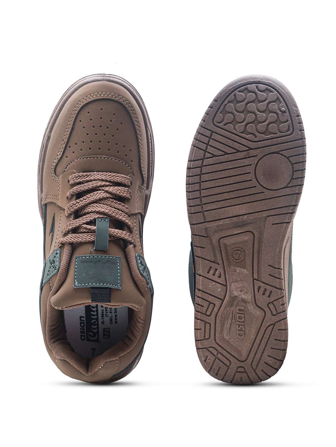 men color block lace up sneaker - 22406555 -  Standard Image - 4