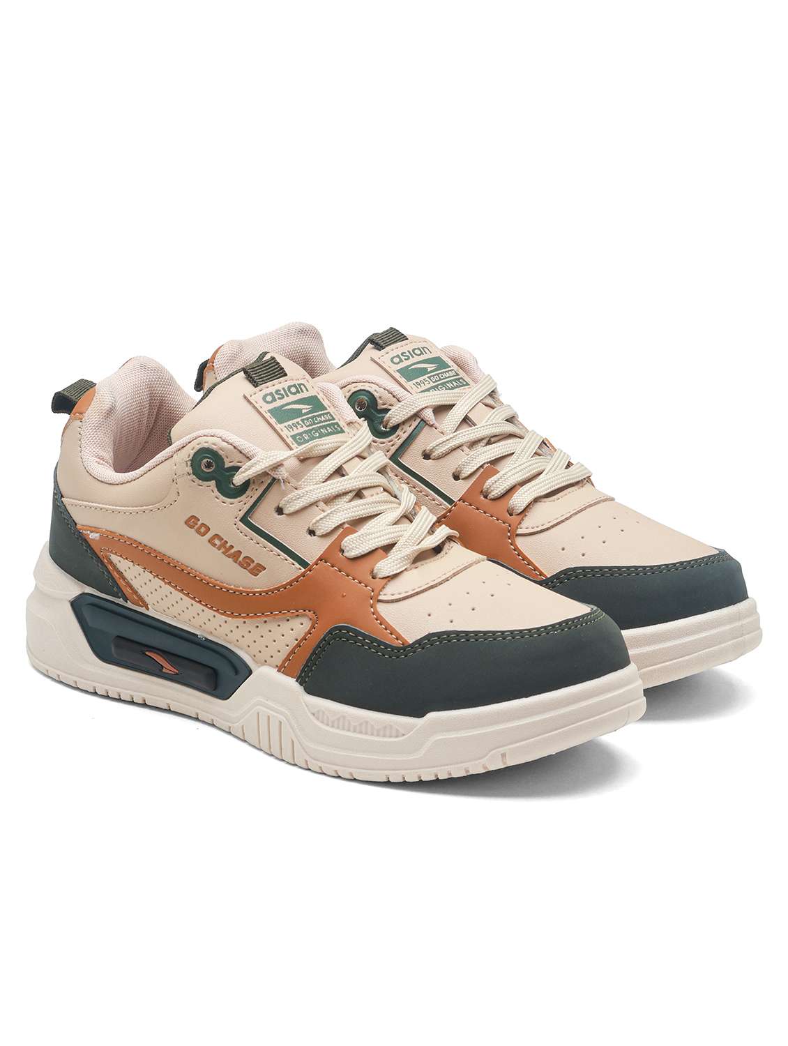 men color block lace up sneaker - 22406557 -  Standard Image - 1