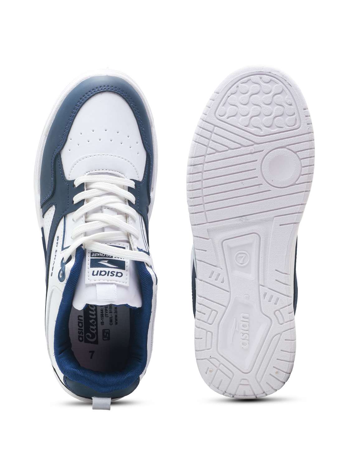 men color block lace up sneaker - 22406561 -  Standard Image - 4