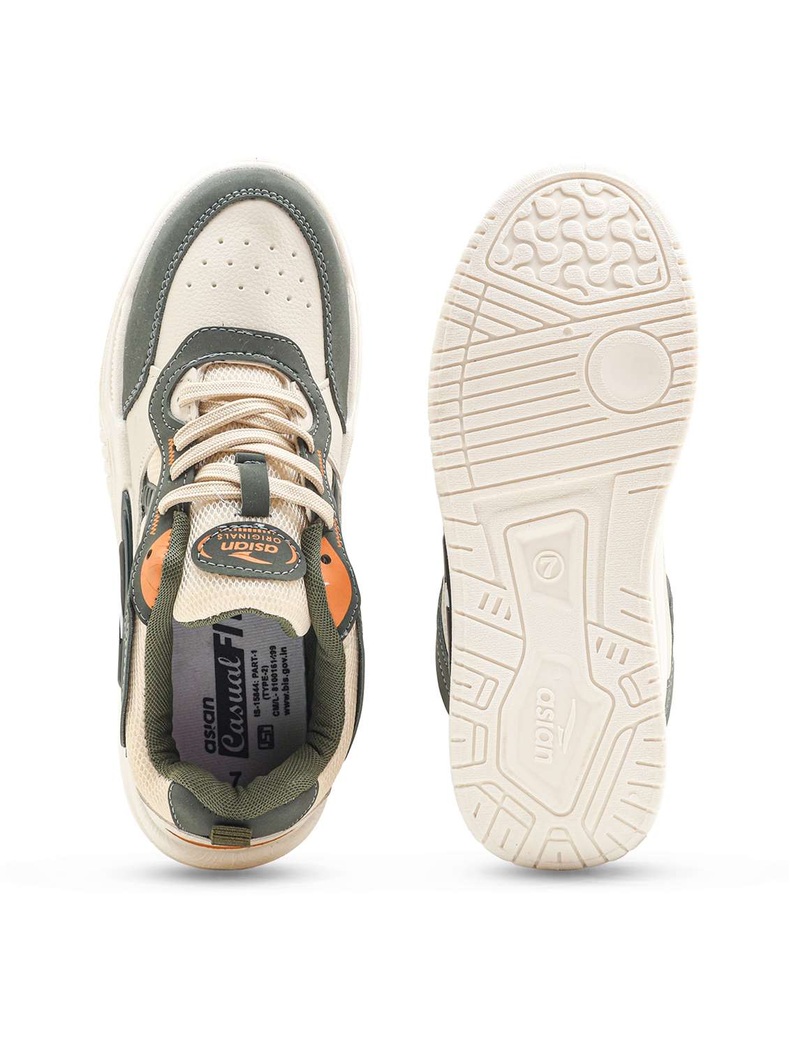 men color block lace up sneaker - 22406563 -  Standard Image - 4