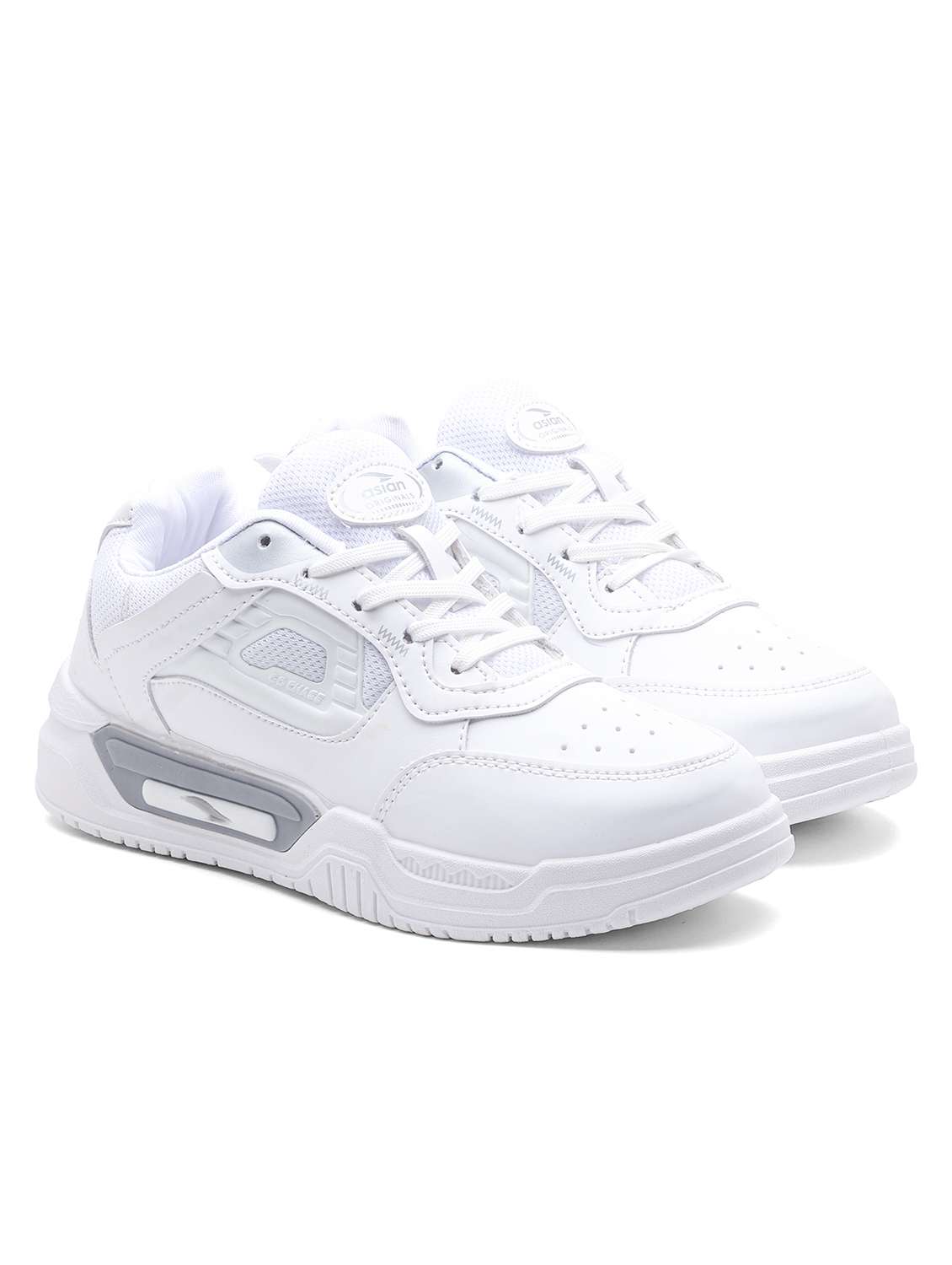 men solid lace up sneaker - 22406564 -  Standard Image - 1