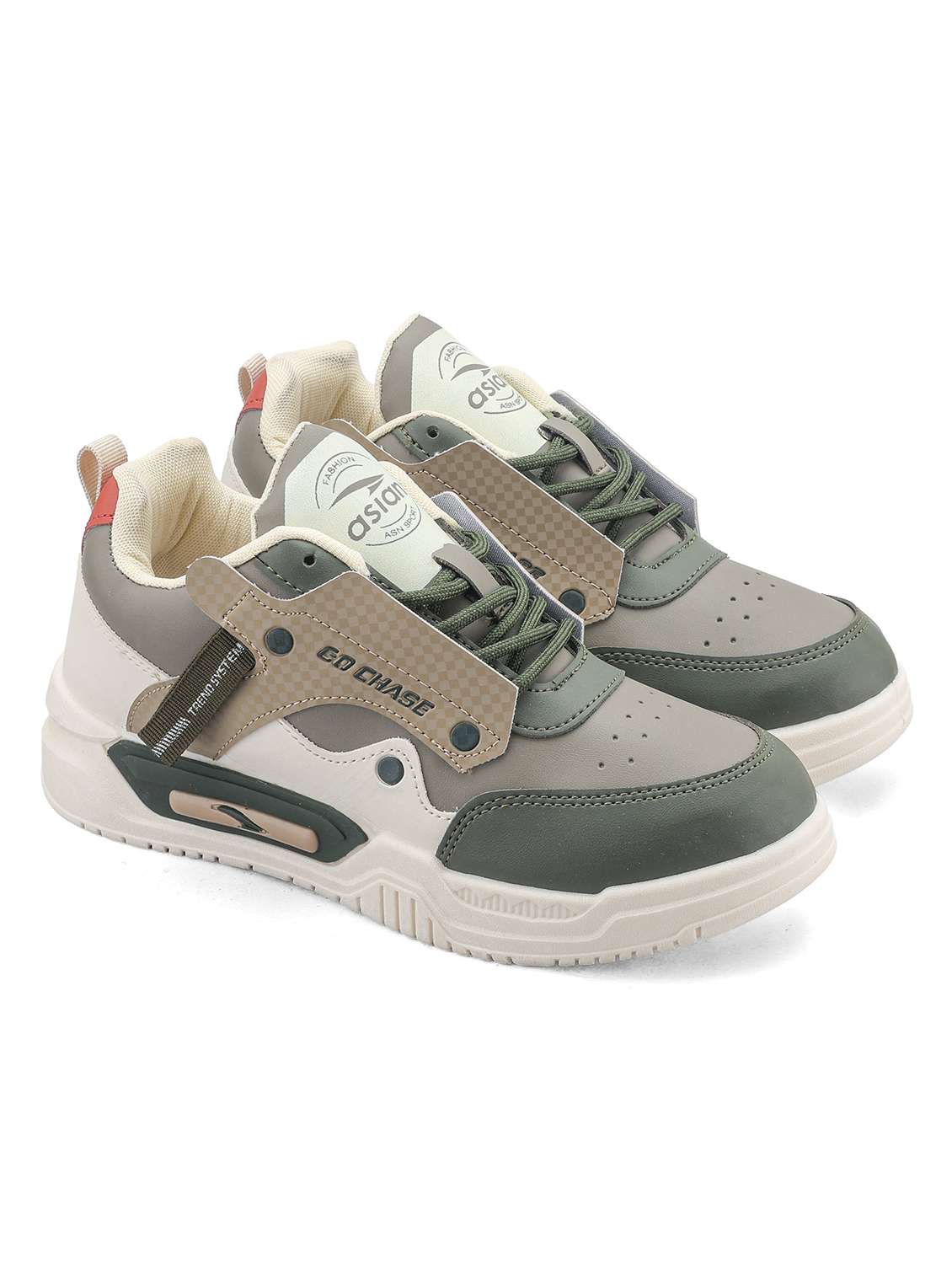 men color block lace up sneaker - 22406568 -  Standard Image - 1