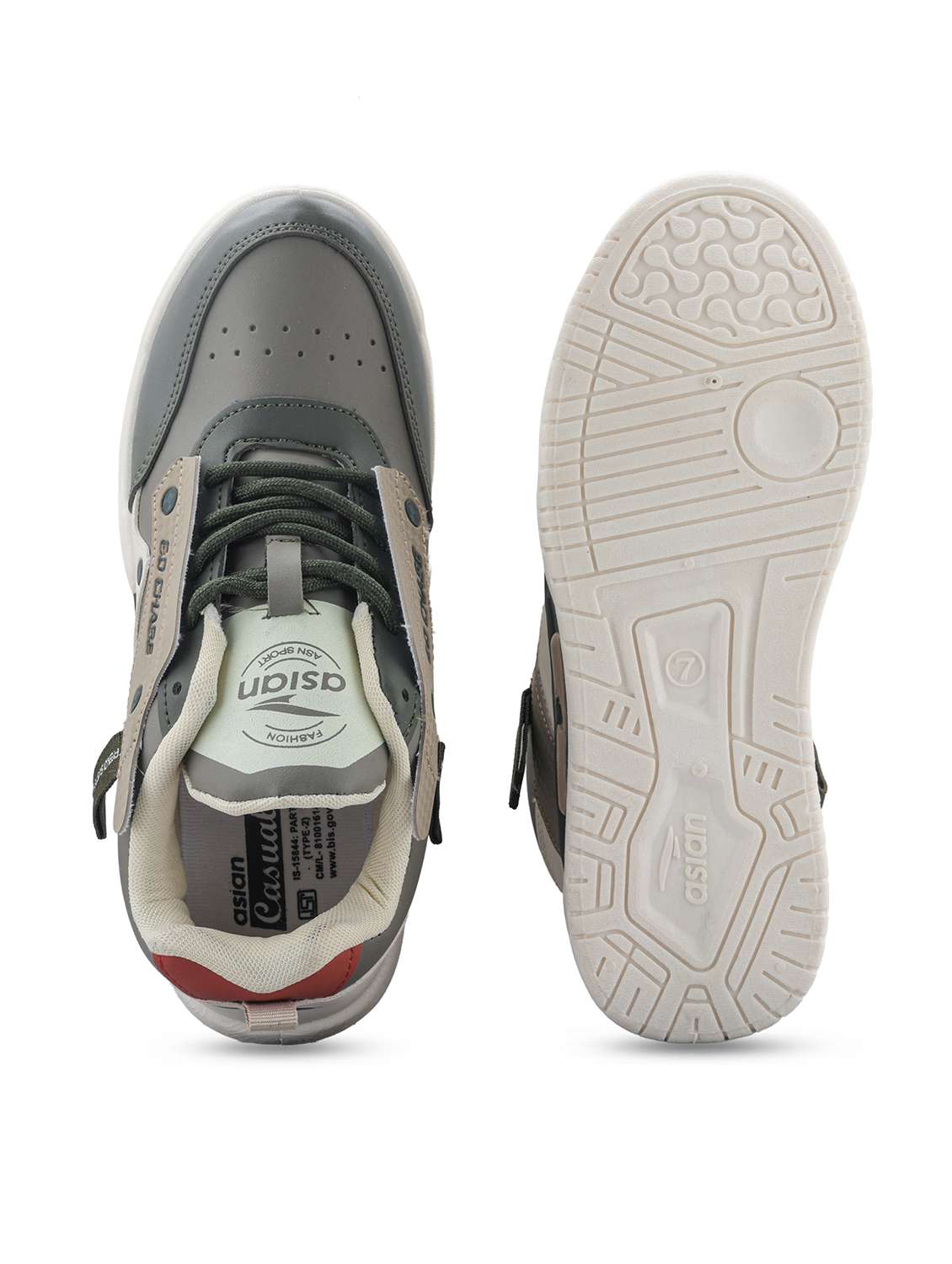 men color block lace up sneaker - 22406568 -  Standard Image - 4