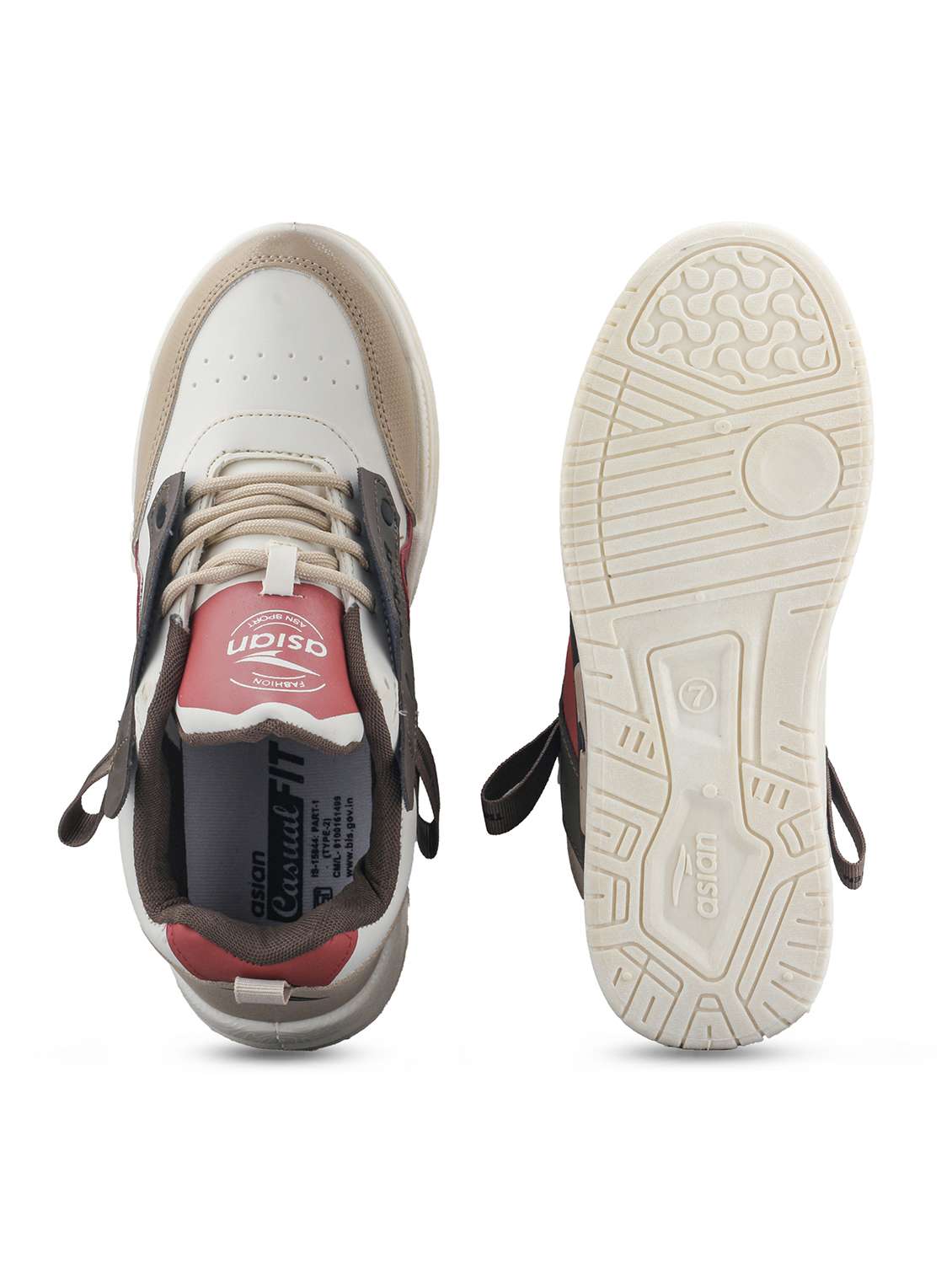 men color block lace up sneaker - 22406569 -  Standard Image - 4