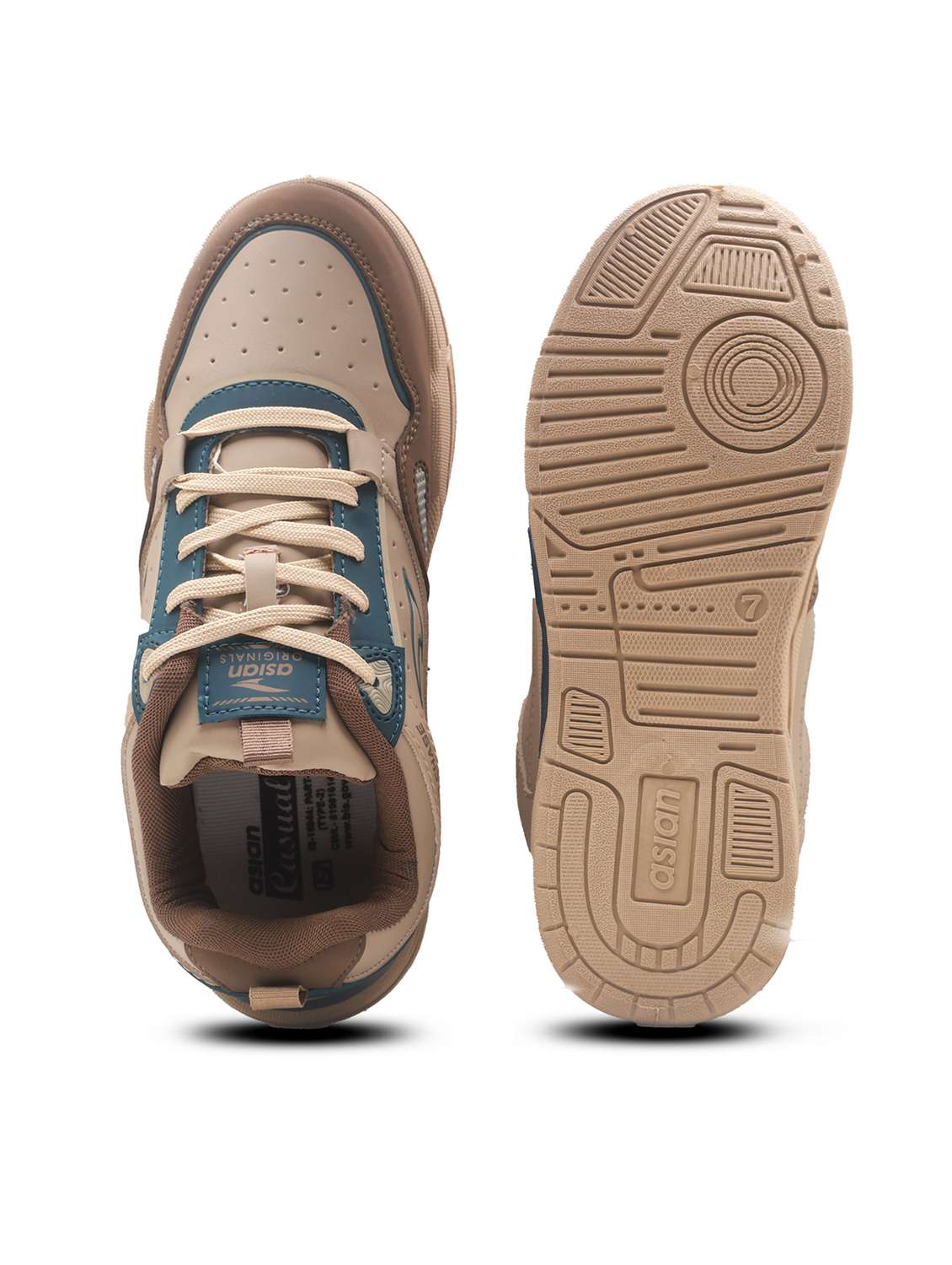 men color block lace up sneaker - 22406573 -  Standard Image - 4