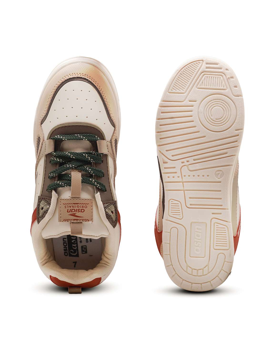 men color block lace up sneaker - 22406574 -  Standard Image - 4