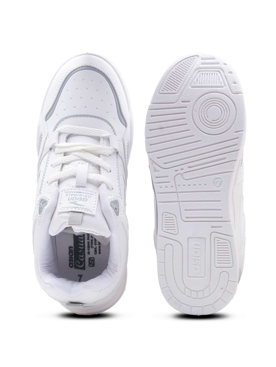 men solid lace up sneaker - 22406575 -  Standard Image - 4