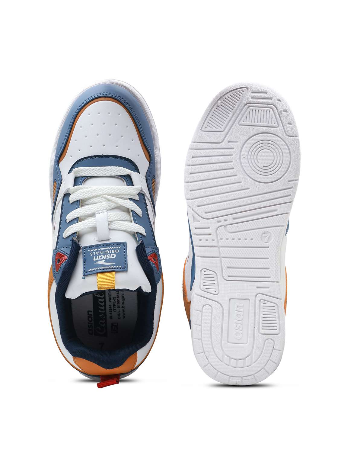 men color block lace up sneaker - 22406577 -  Standard Image - 4