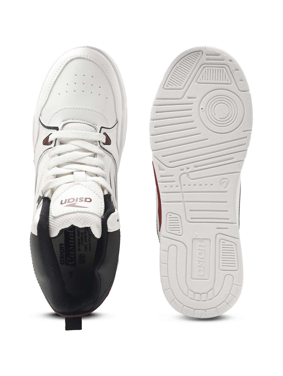 men color block lace up sneaker - 22406584 -  Standard Image - 4