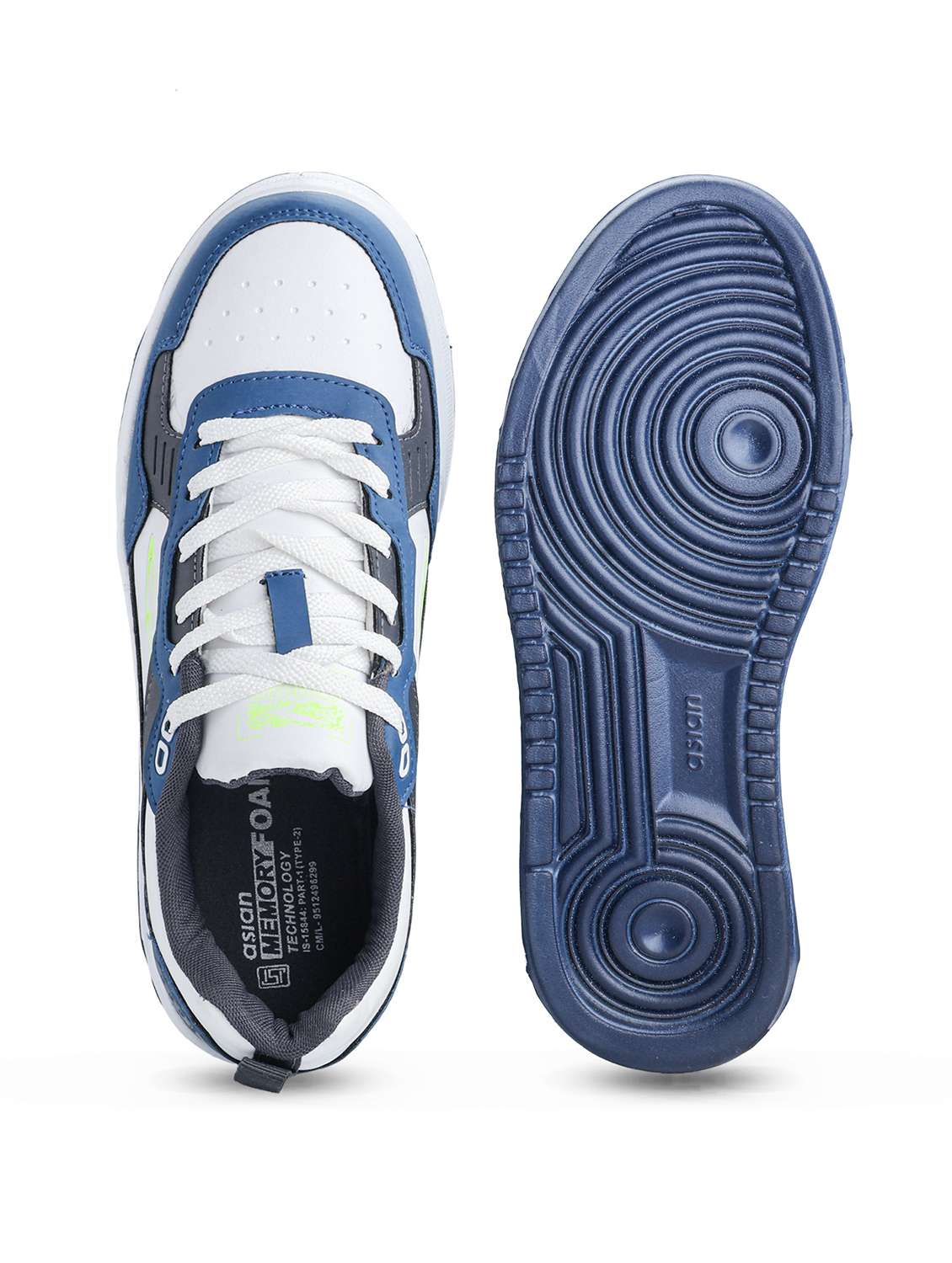 men color block lace up sneaker - 22406594 -  Standard Image - 4