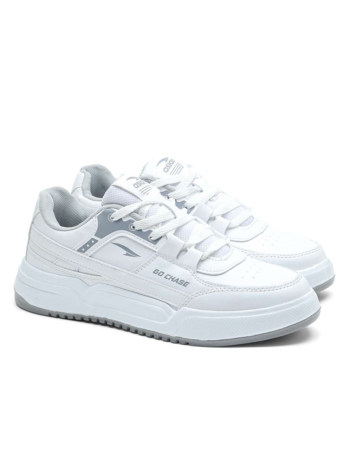 men solid lace up sneaker - 22406598 -  Standard Image - 1