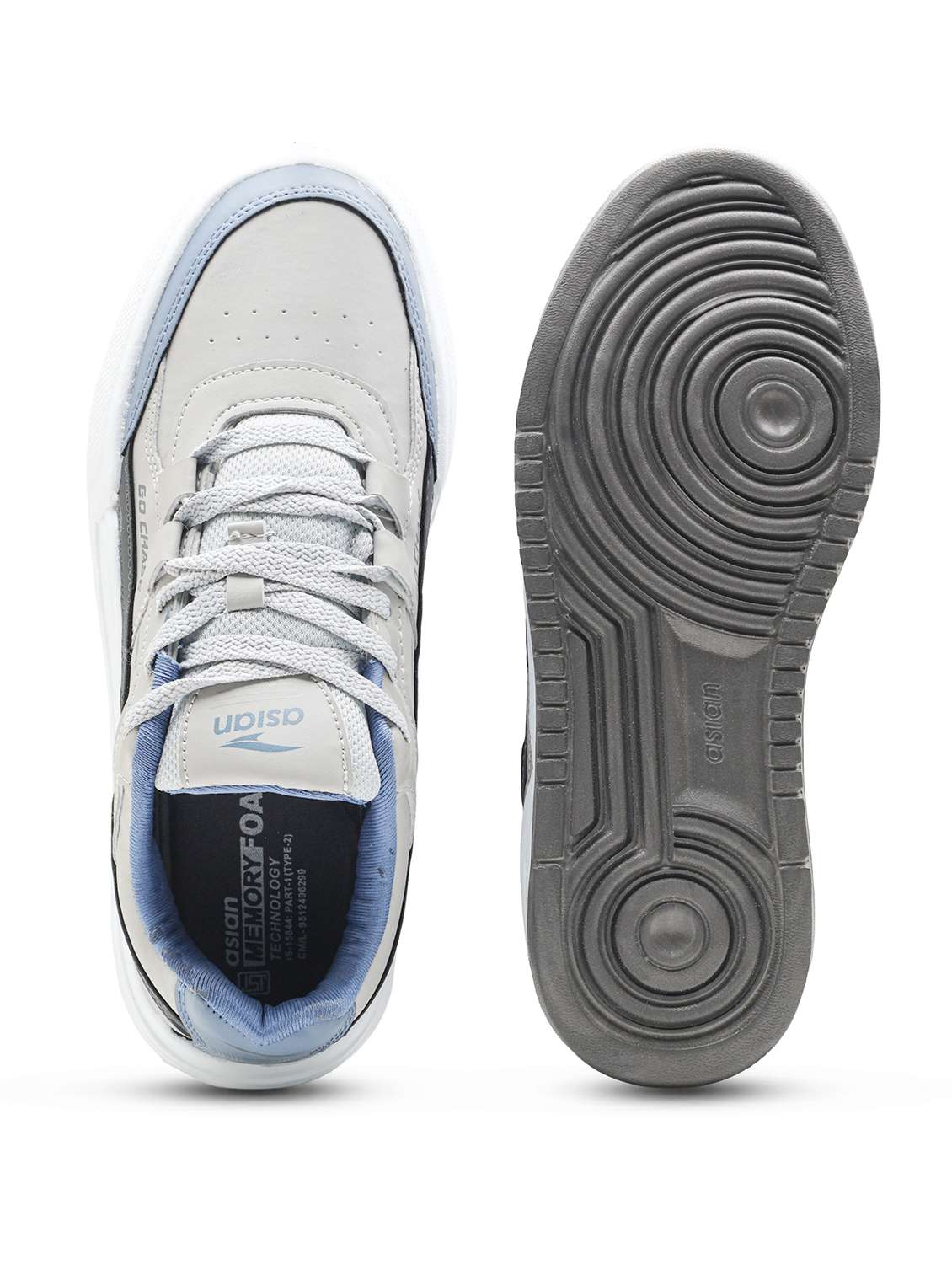 men color block lace up sneaker - 22406600 -  Standard Image - 4