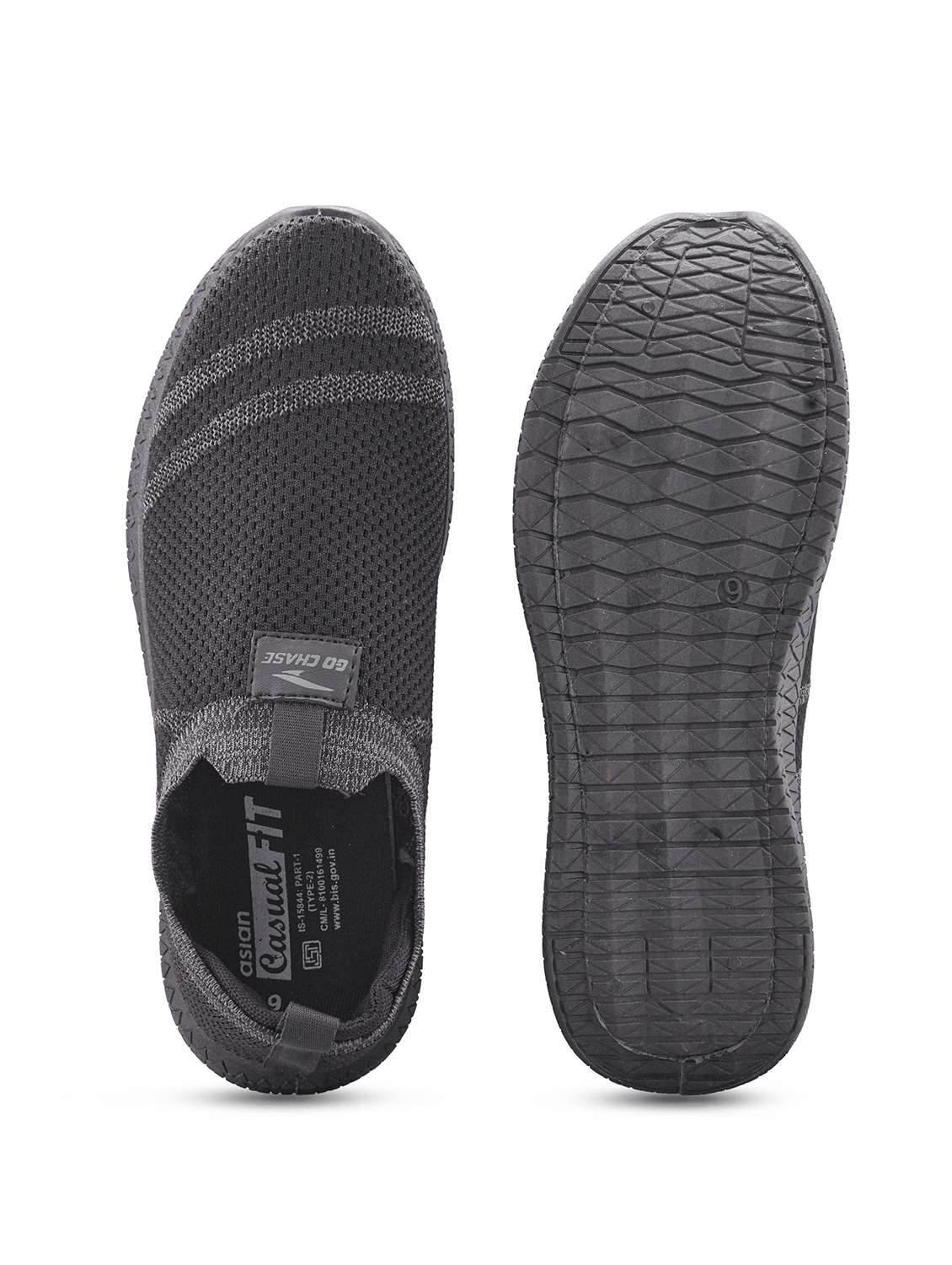 men striped slip on shoe - 22406606 -  Standard Image - 4