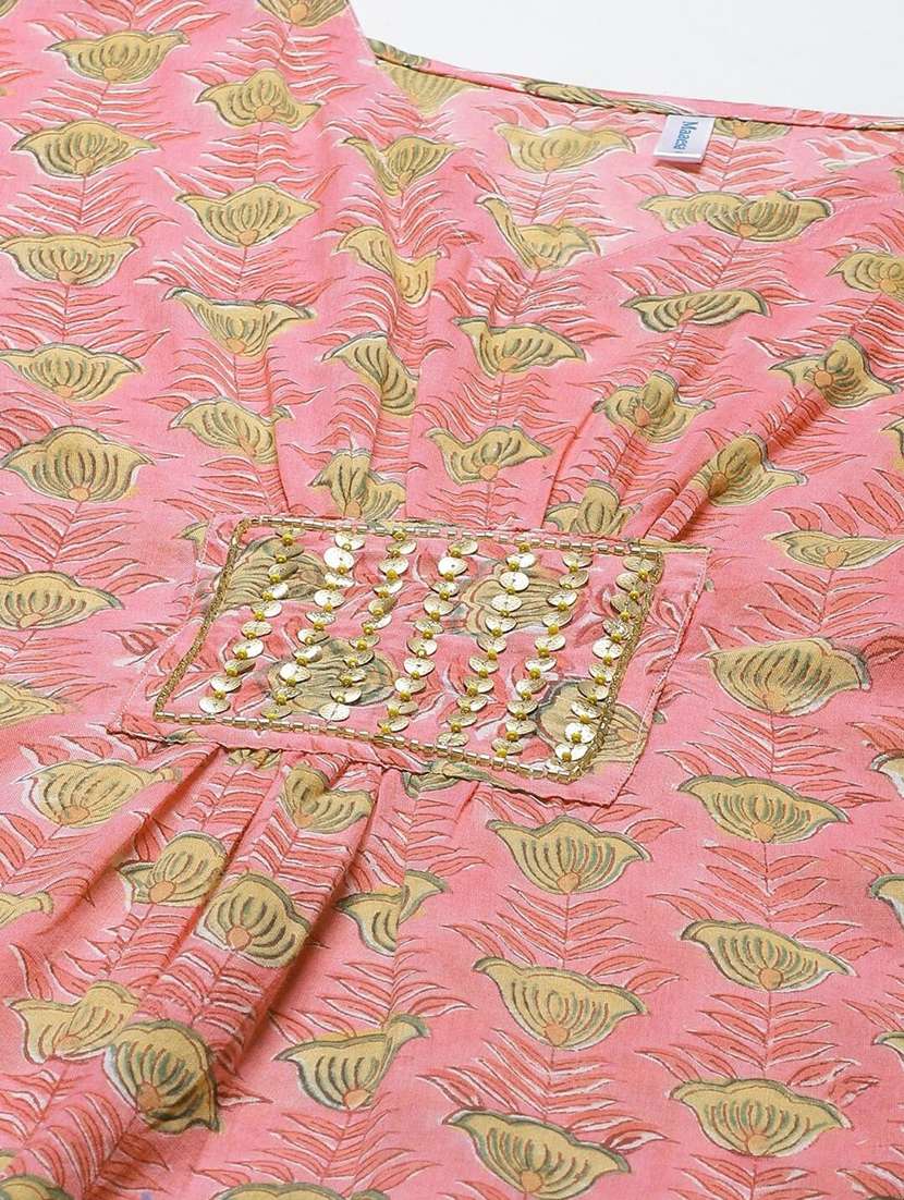 women printed kimono sleeve kaftan dress - 22406730 -  Standard Image - 1