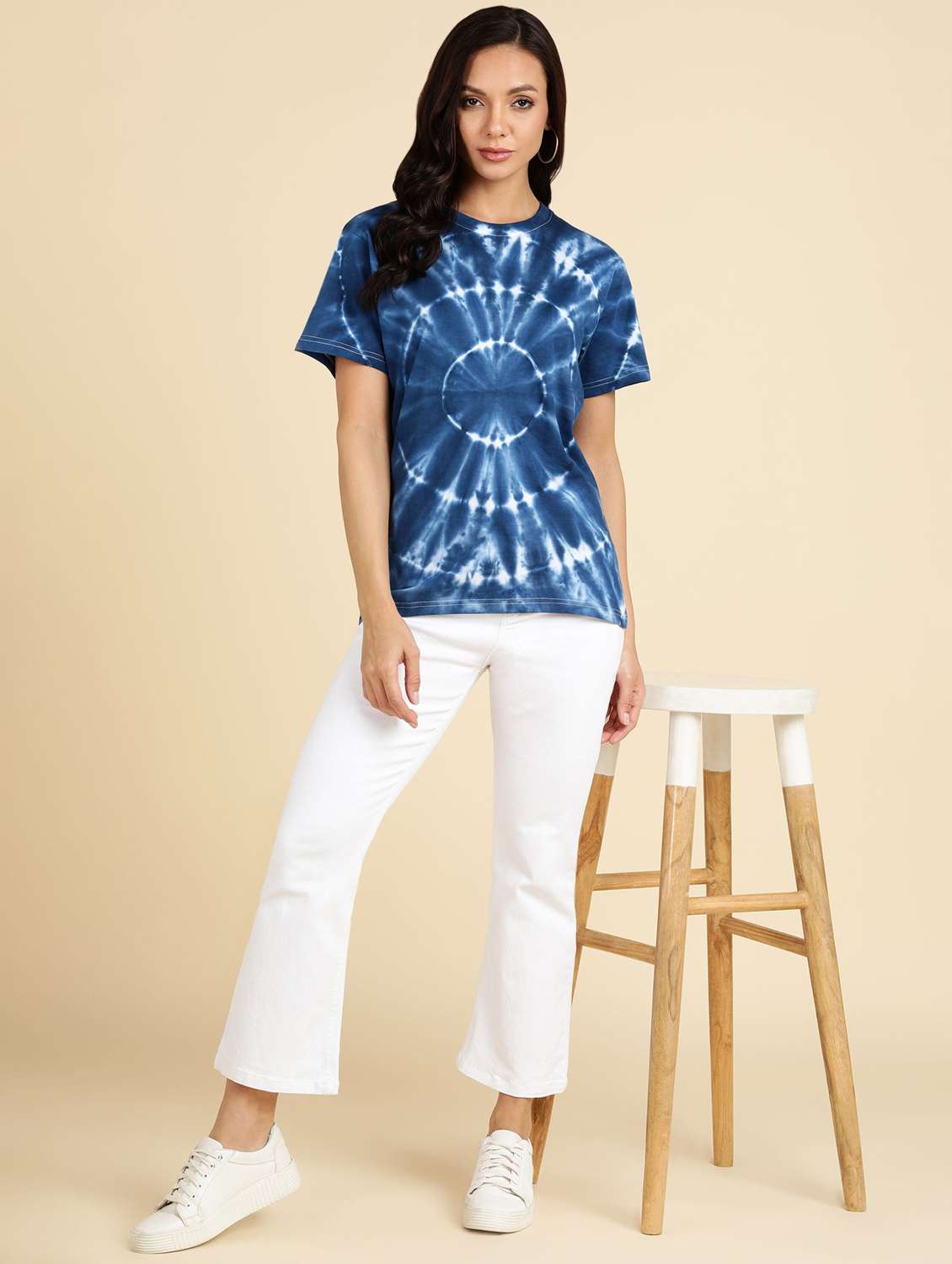 women tie & dye short sleeve t-shirt - 22407145 -  Standard Image - 4