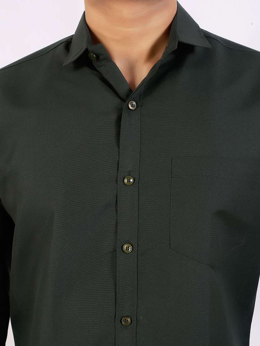Men Solid Long Sleeve Regular Fit Casual Shirt - 22407987 -  Standard Image - 1