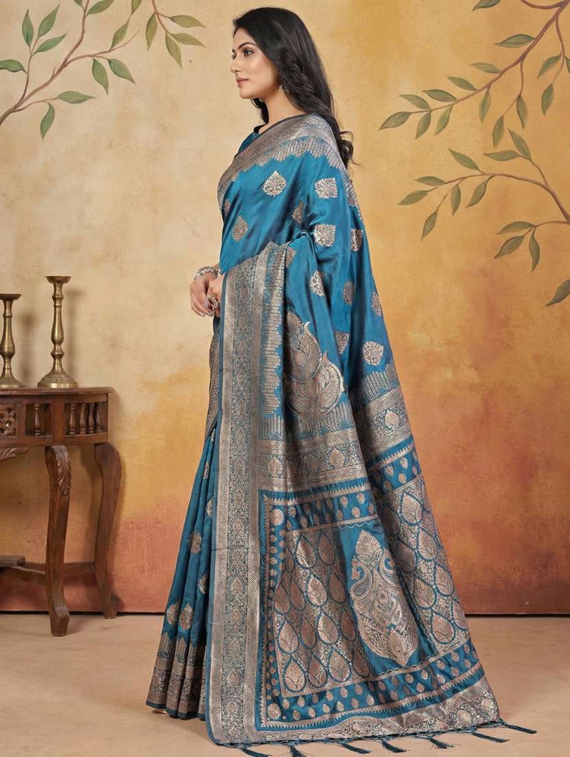 women self design banarasi saree with blouse - 22408120 -  Standard Image - 1