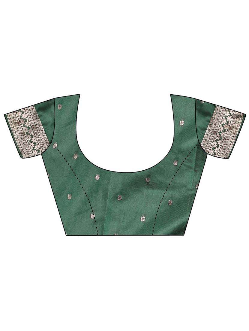 women self design banarasi saree with blouse - 22408123 -  Standard Image - 4