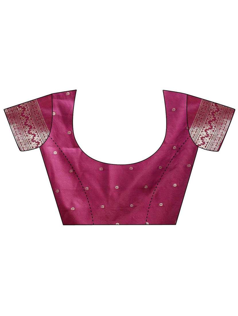 women self design banarasi saree with blouse - 22408124 -  Standard Image - 4
