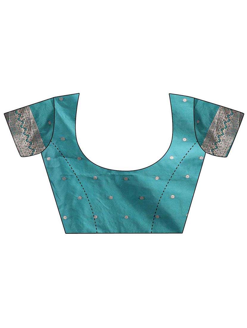 women self design banarasi saree with blouse - 22408128 -  Standard Image - 4