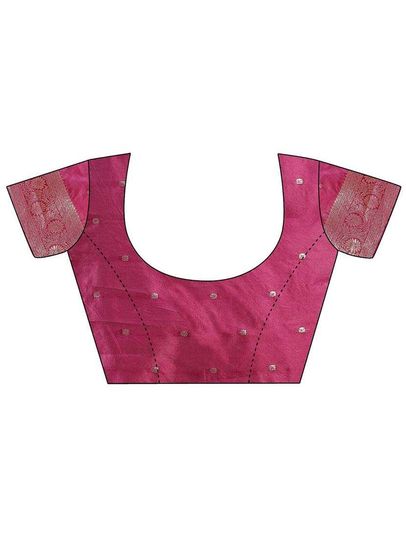 women self design banarasi saree with blouse - 22408134 -  Standard Image - 4