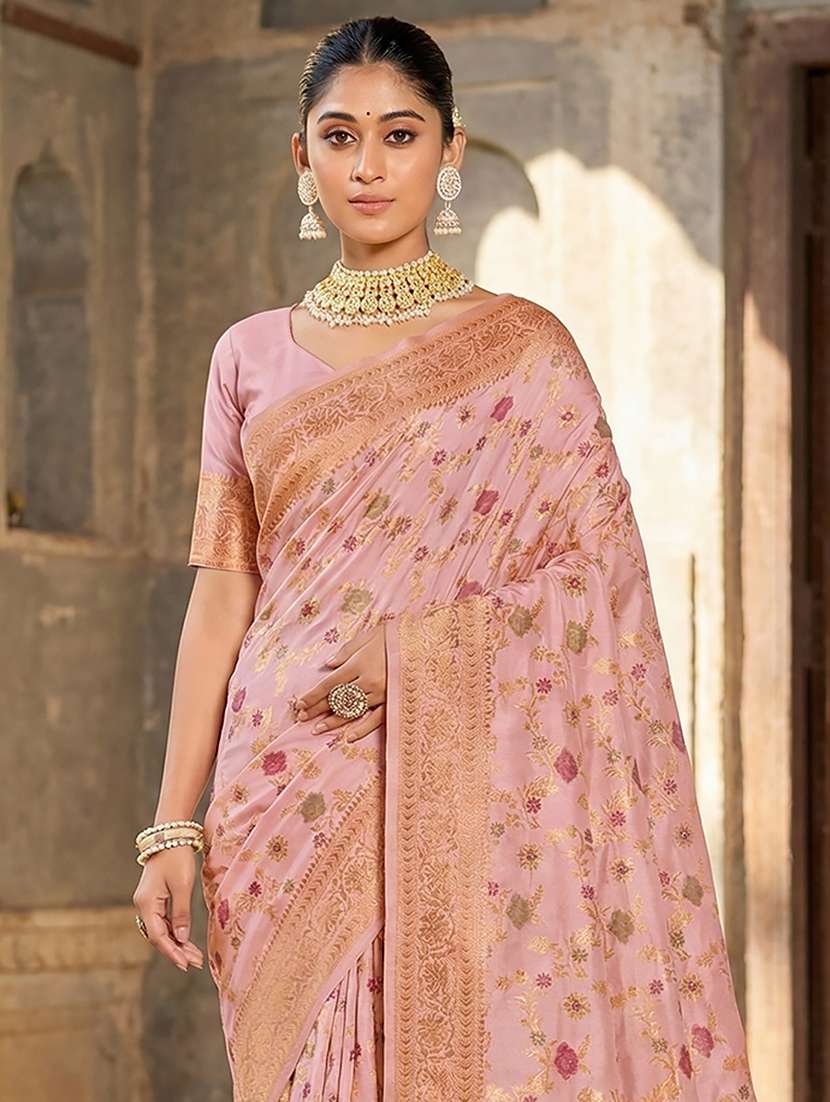 women self design banarasi saree with blouse - 22408184 -  Standard Image - 1