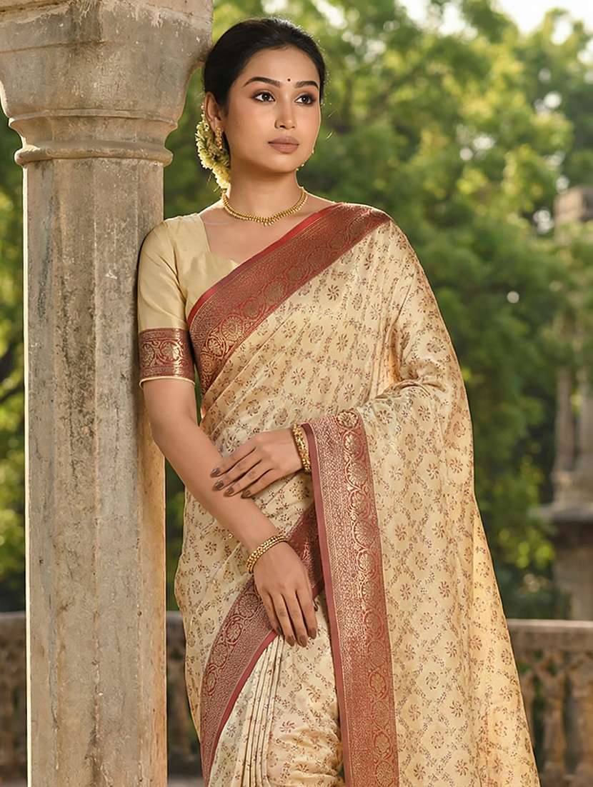 women self design banarasi saree with blouse - 22408187 -  Standard Image - 1