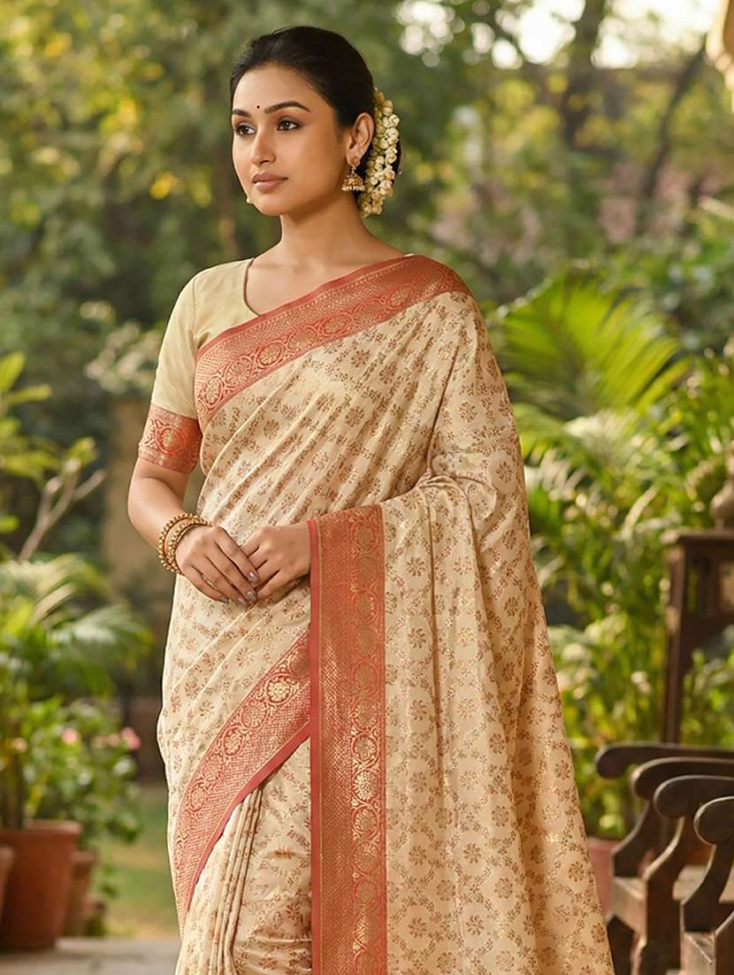 women self design banarasi saree with blouse - 22408191 -  Standard Image - 1