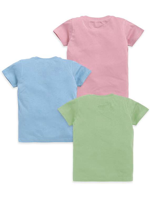 boys pack of 3 round neck t-shirt - 22408362 -  Standard Image - 1