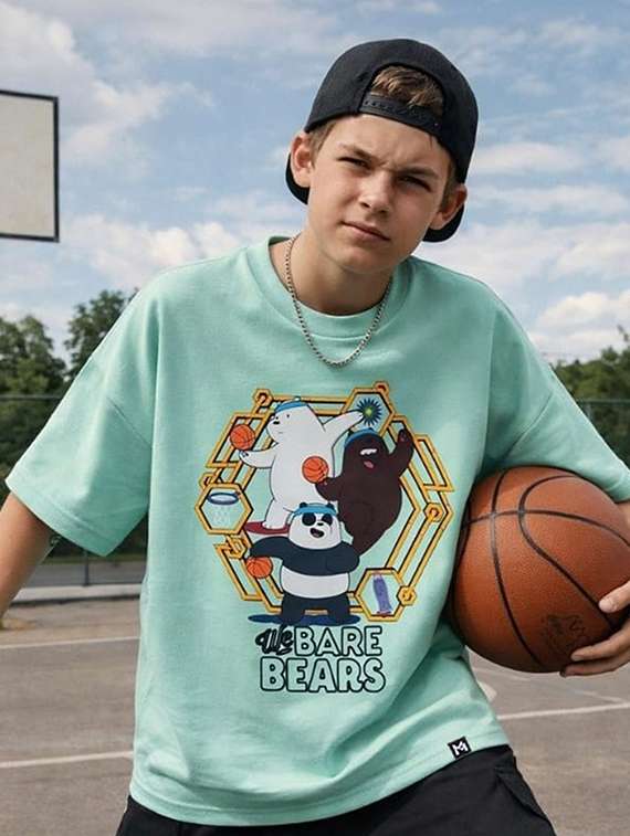 boys printed short sleeve t-shirt  - 22408400 -  Standard Image - 1