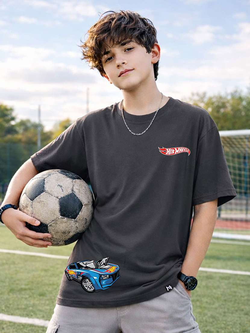 boys placement print short sleeve t-shirt  - 22408406 -  Standard Image - 1
