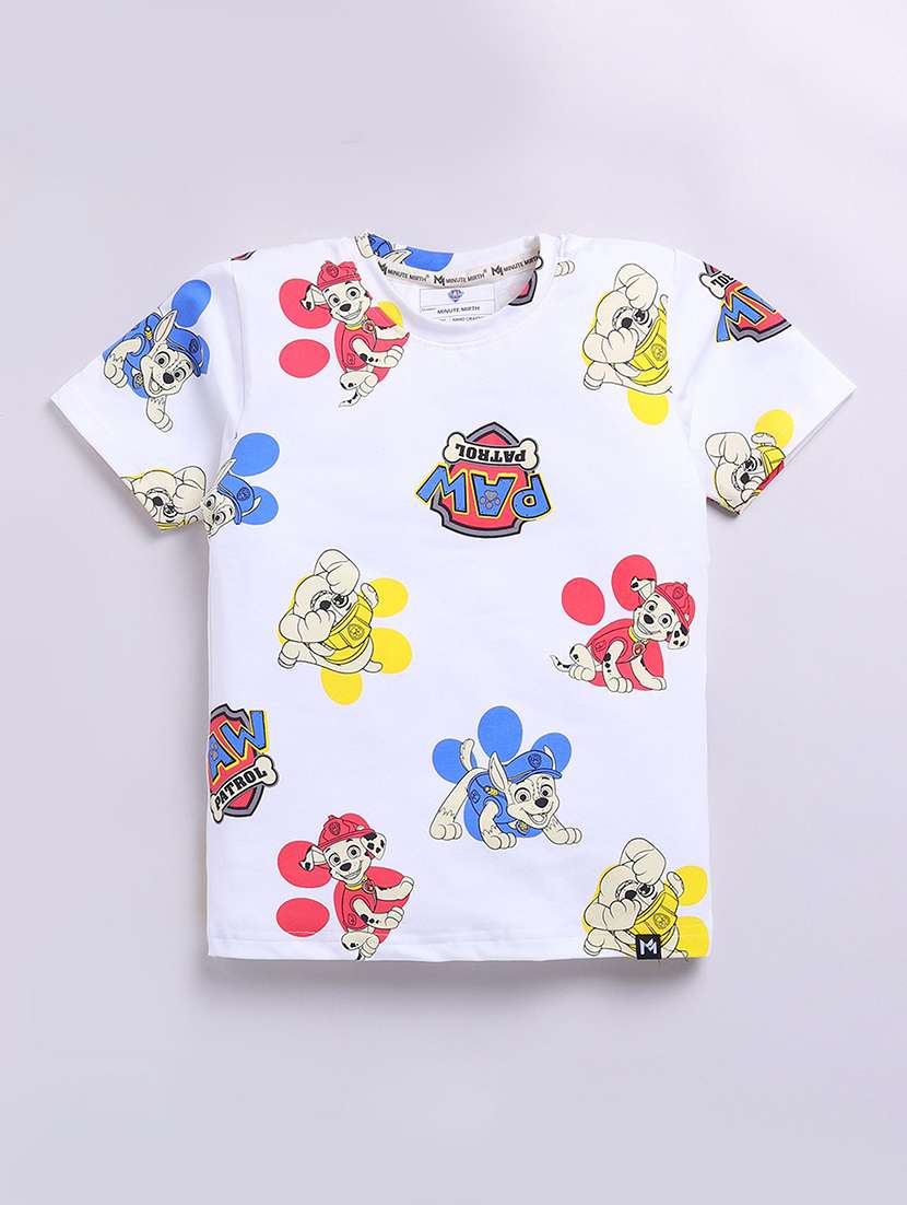 kids printed round neck full length set - 22408582 -  Standard Image - 1