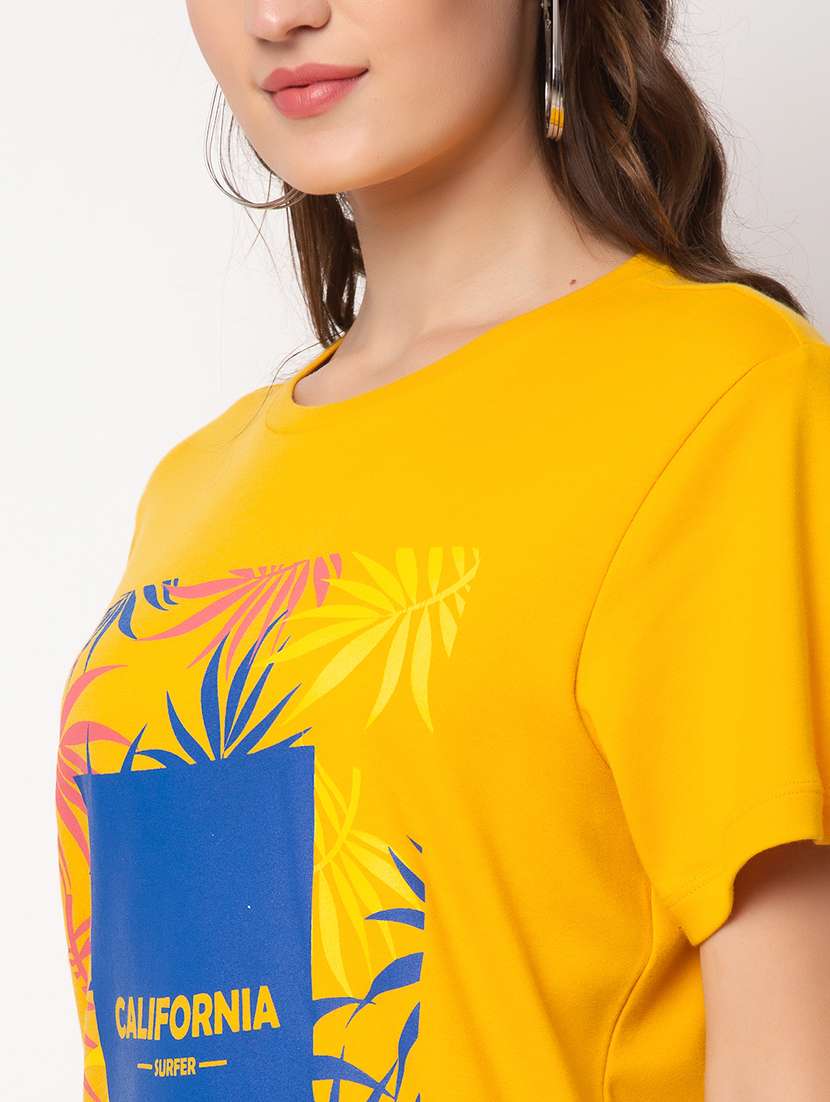 women printed short sleeve t-shirt - 22408630 -  Standard Image - 1