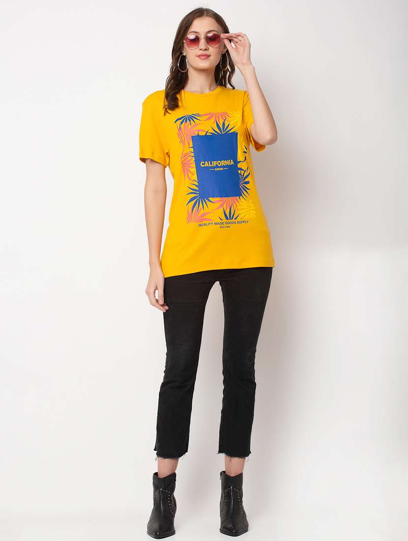 women printed short sleeve t-shirt - 22408630 -  Standard Image - 4