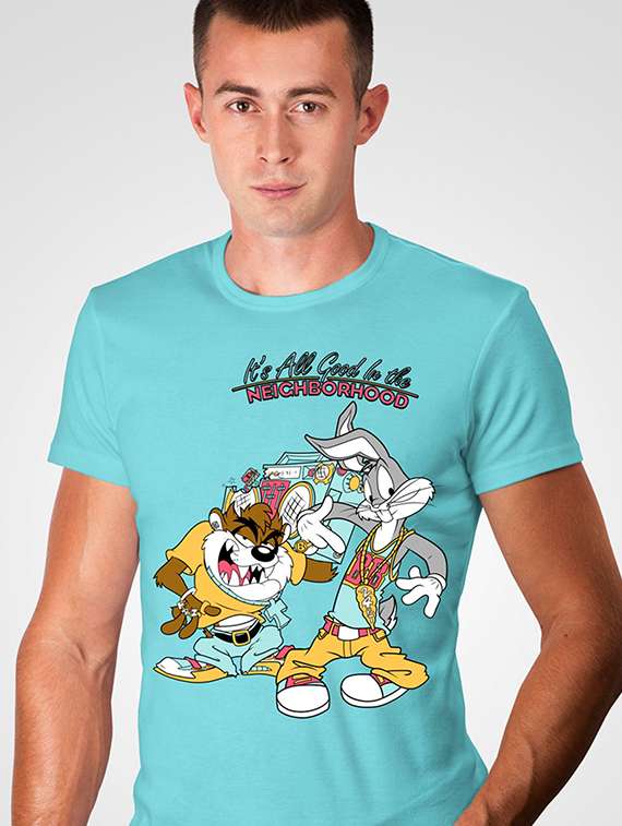 men printed short sleeve slim fit t-shirt - 22408692 -  Standard Image - 1