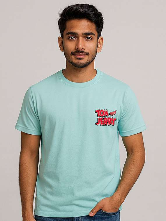Men Printed Short Sleeve Regular Fit T-shirt - 22408715 -  Standard Image - 1