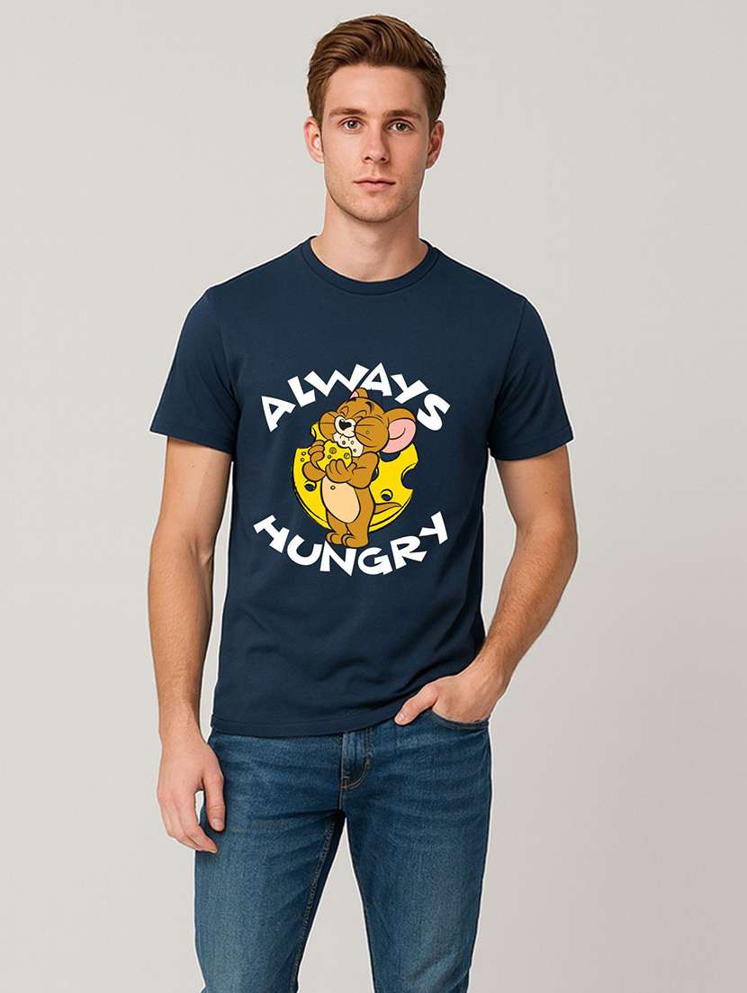 men printed short sleeve regular fit t-shirt - 22408720 -  Standard Image - 1