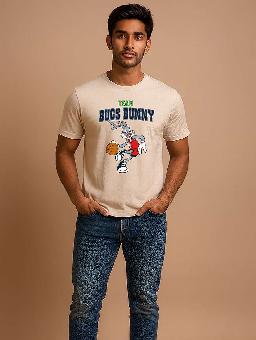 Men Printed Short Sleeve Regular Fit T-shirt - 22408725 -  Standard Image - 1