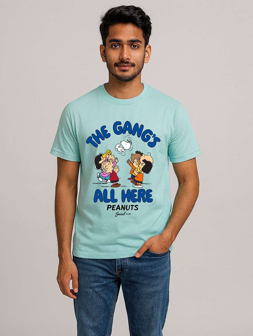 men printed short sleeve regular fit t-shirt - 22408751 -  Standard Image - 1