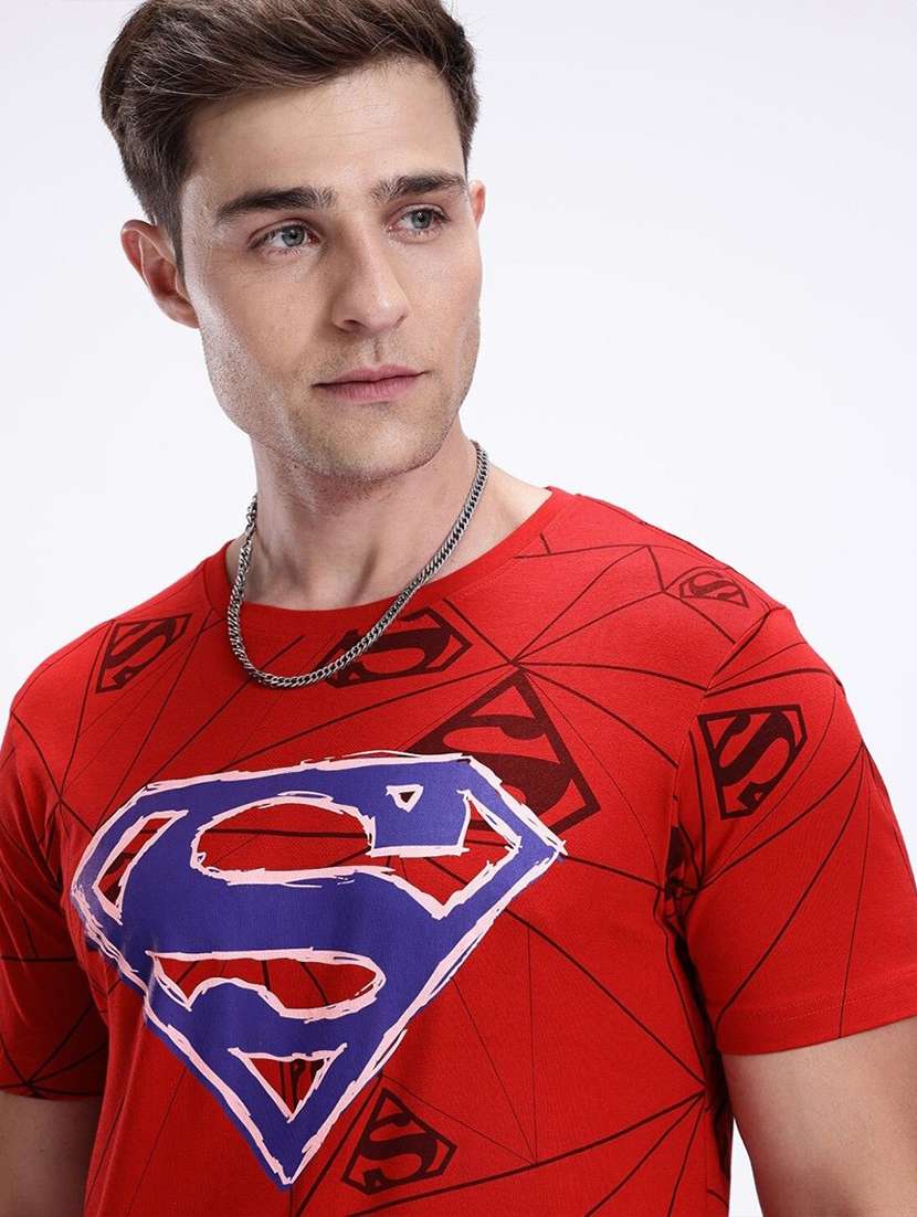 men printed short sleeve slim fit t-shirt - 22408798 -  Standard Image - 1