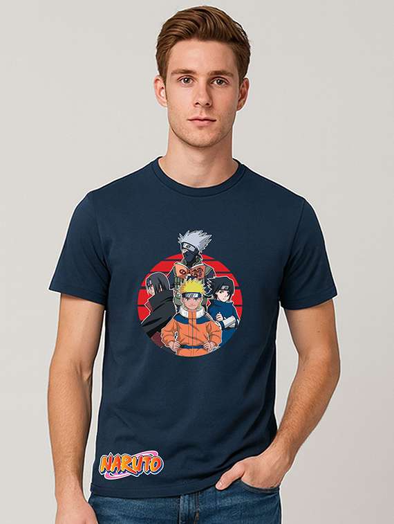 men printed short sleeve regular fit t-shirt