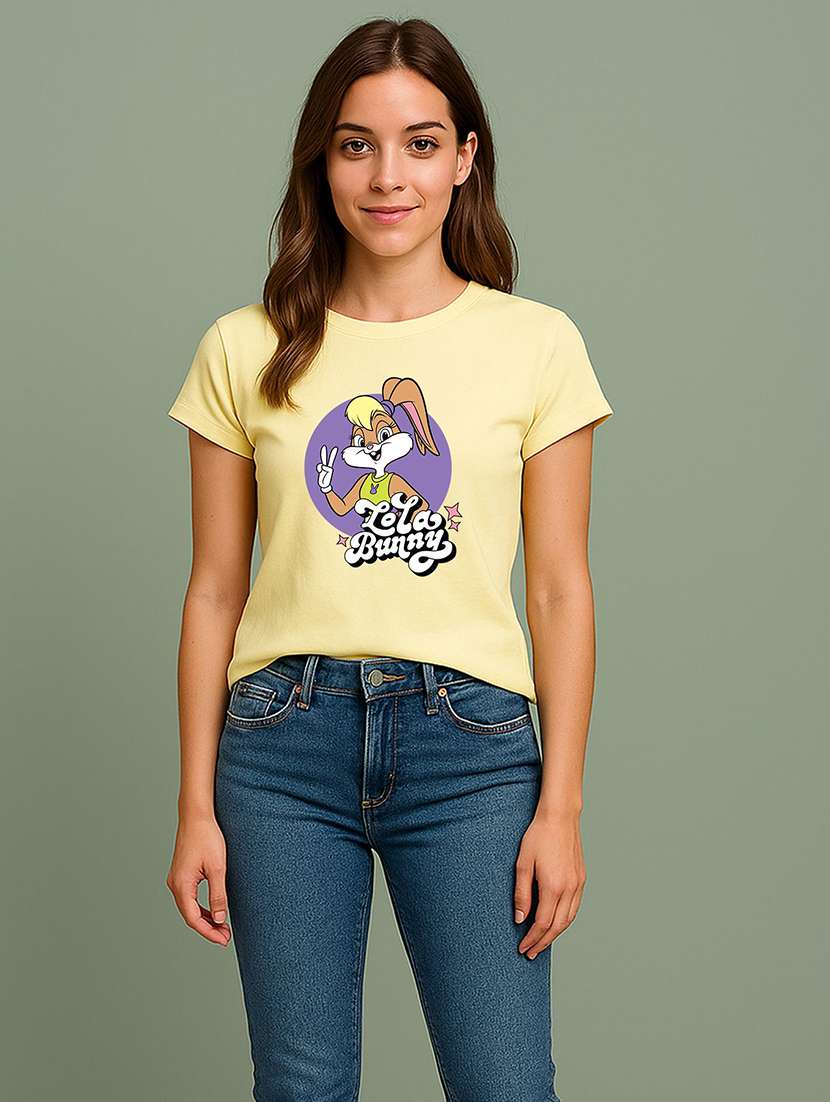 women printed short sleeve t-shirt - 22408804 -  Standard Image - 1