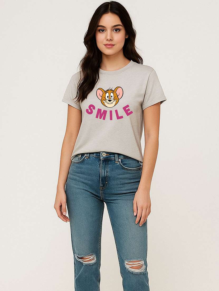 women printed short sleeve t-shirt - 22408808 -  Standard Image - 1