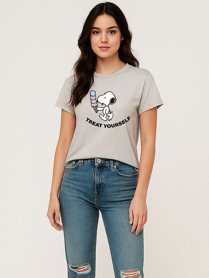 women printed short sleeve t-shirt - 22408809 -  Standard Image - 1