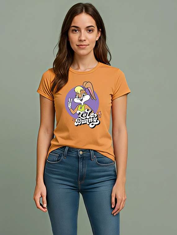women printed short sleeve t-shirt