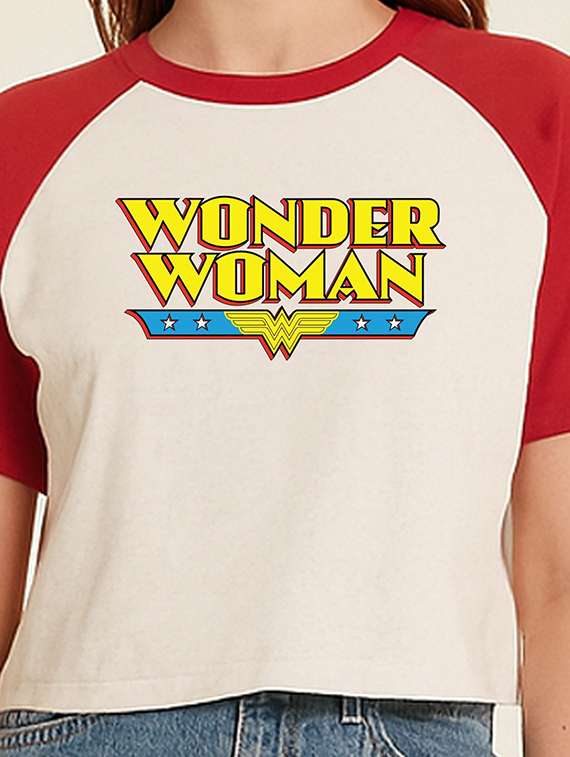 women printed short sleeve crop t-shirt - 22408830 -  Standard Image - 1